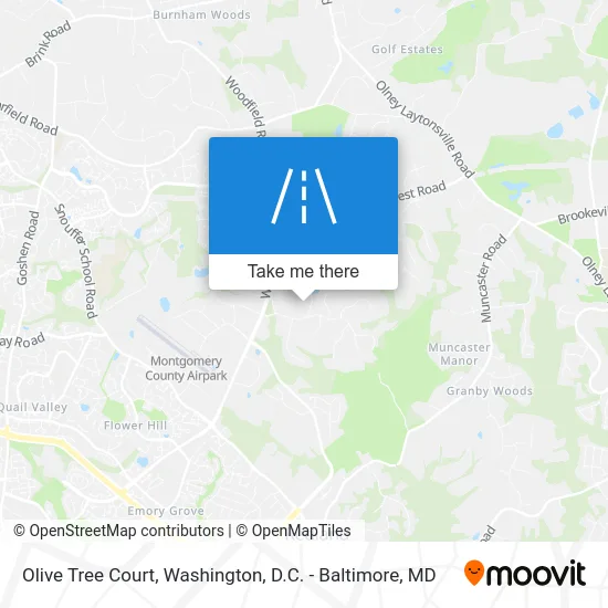 Olive Tree Court map