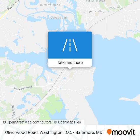 Oliverwood Road map