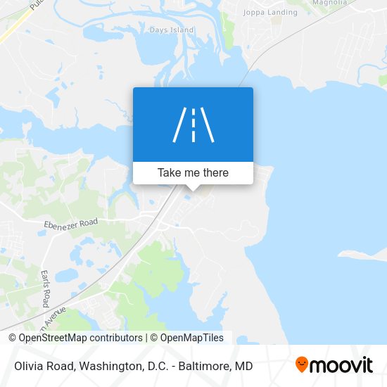 Mapa de Olivia Road