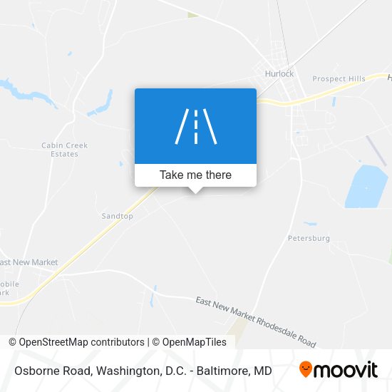 Osborne Road map