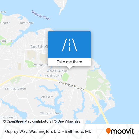 Osprey Way map