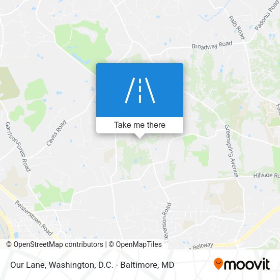 Our Lane map