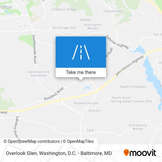 Mapa de Overlook Glen