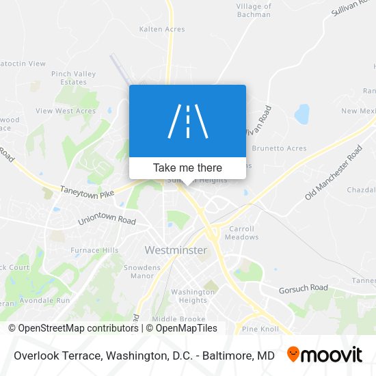 Overlook Terrace map