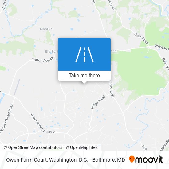 Owen Farm Court map