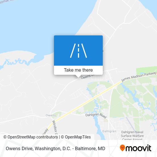 Owens Drive map