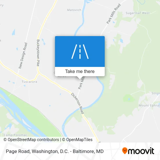 Page Road map