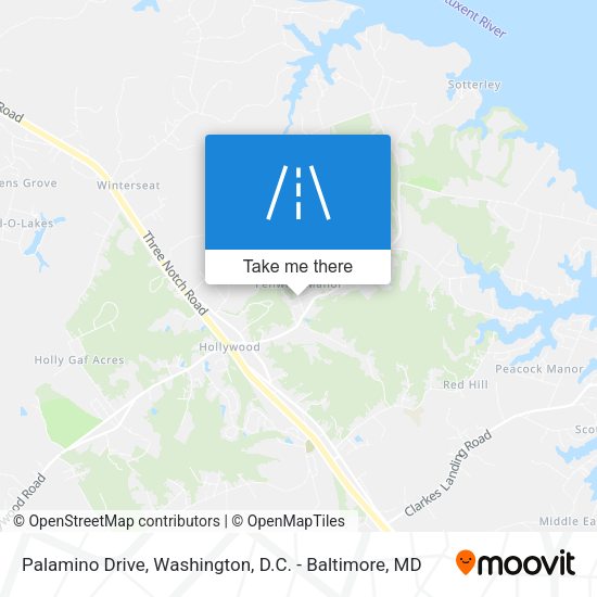 Palamino Drive map