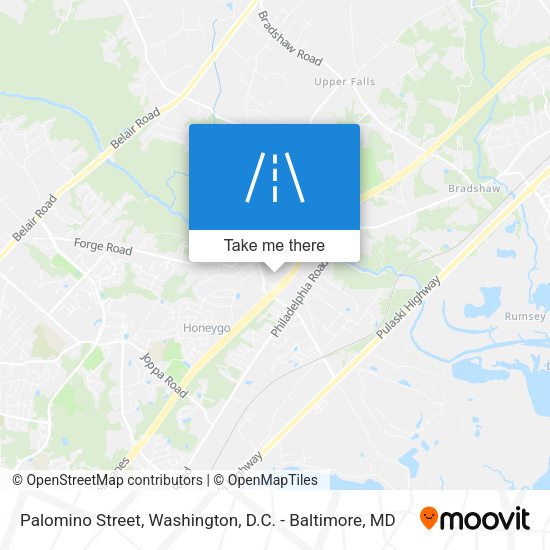 Palomino Street map