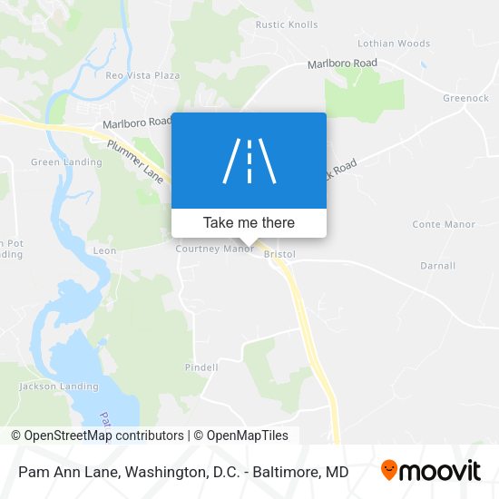 Pam Ann Lane map