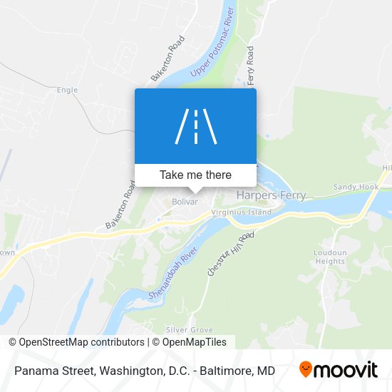 Mapa de Panama Street