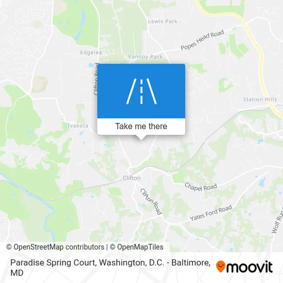 Paradise Spring Court map