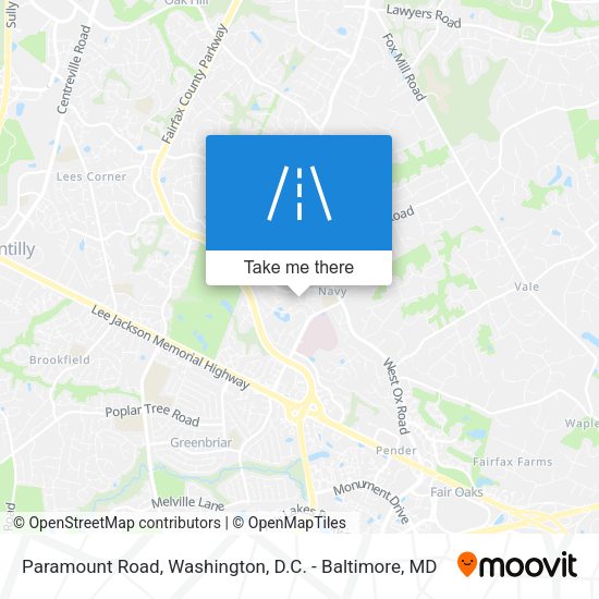 Mapa de Paramount Road