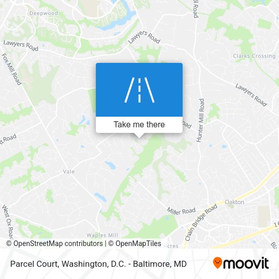 Mapa de Parcel Court