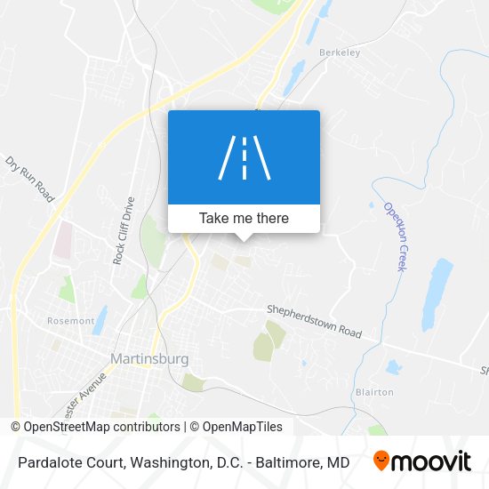 Pardalote Court map