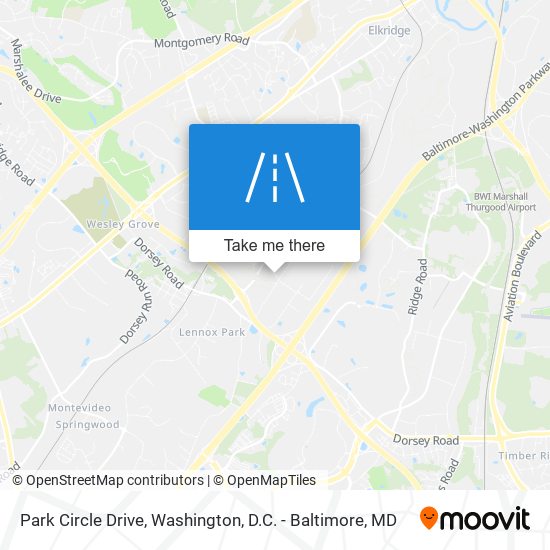 Mapa de Park Circle Drive