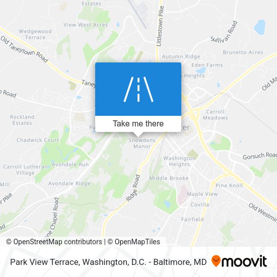 Park View Terrace map