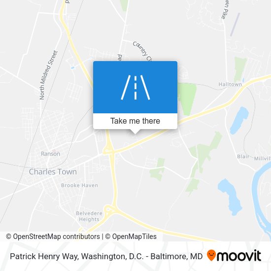 Patrick Henry Way map