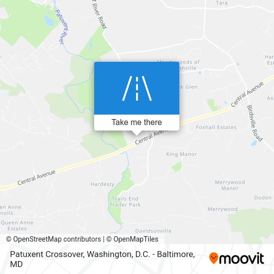 Mapa de Patuxent Crossover