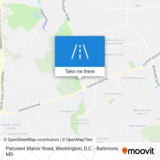 Mapa de Patuxent Manor Road