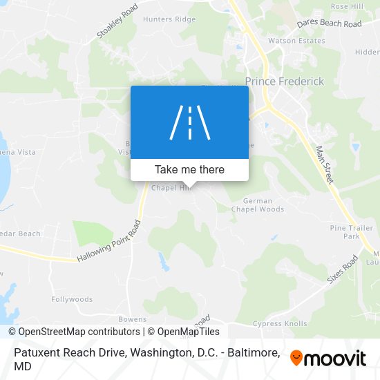 Mapa de Patuxent Reach Drive