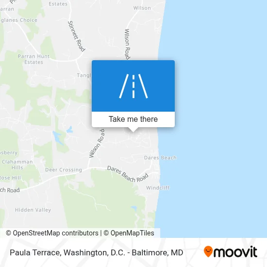 Paula Terrace map
