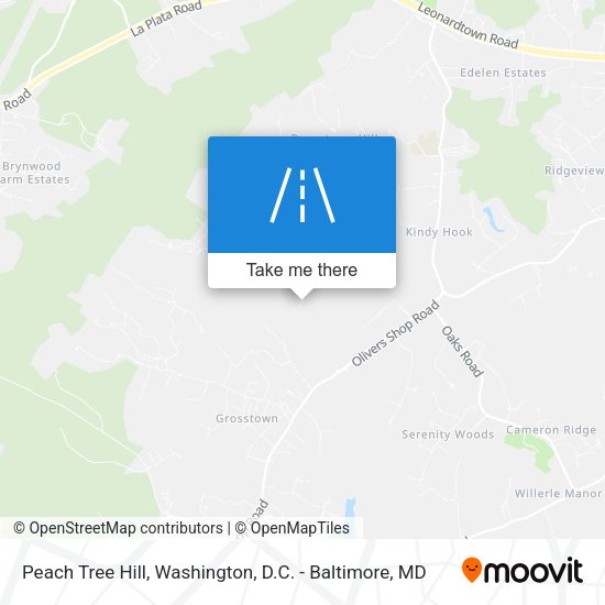 Peach Tree Hill map