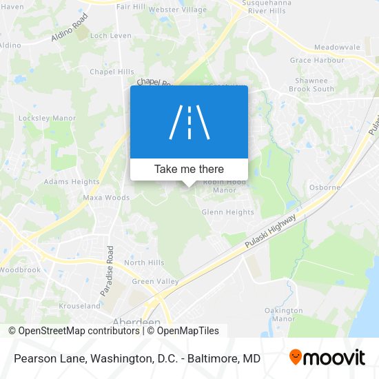 Mapa de Pearson Lane