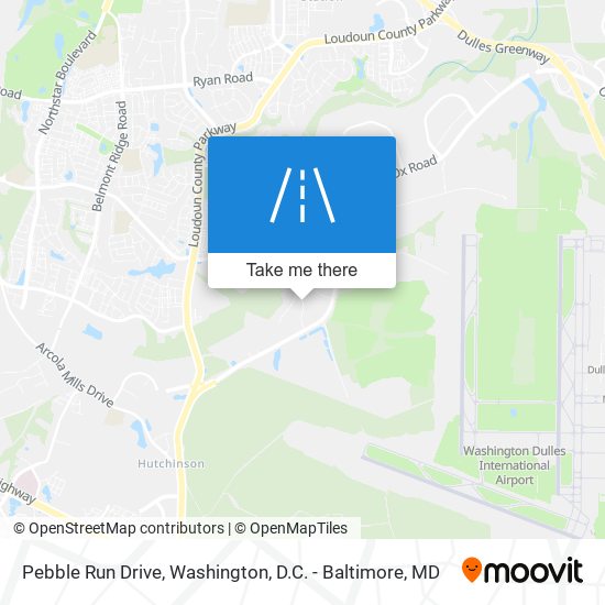Pebble Run Drive map
