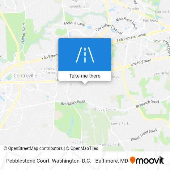 Pebblestone Court map