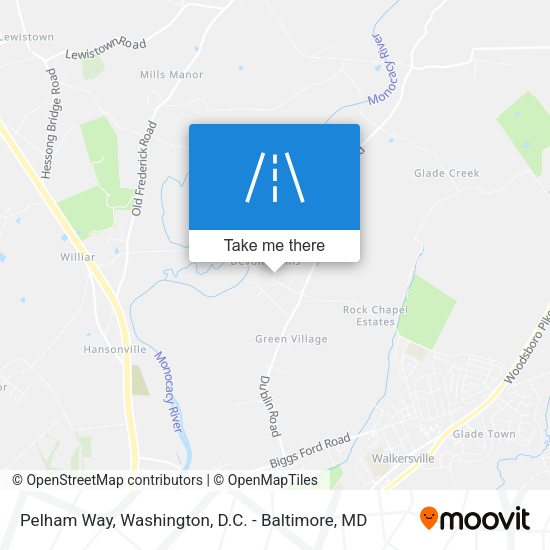Mapa de Pelham Way