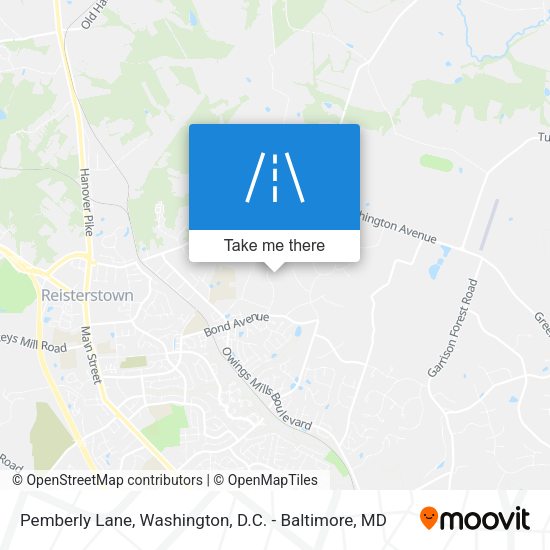 Mapa de Pemberly Lane