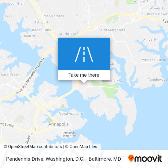 Pendennis Drive map