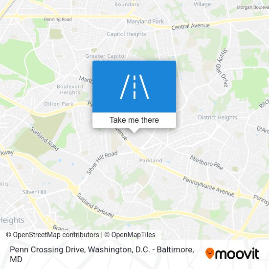 Mapa de Penn Crossing Drive
