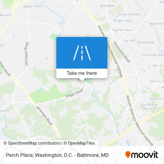 Perch Place map