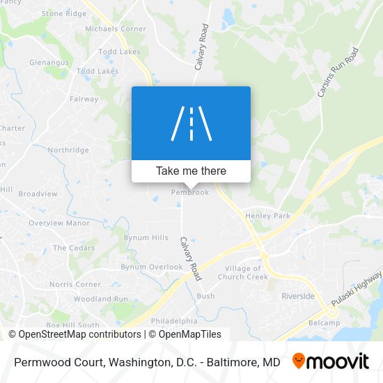 Mapa de Permwood Court