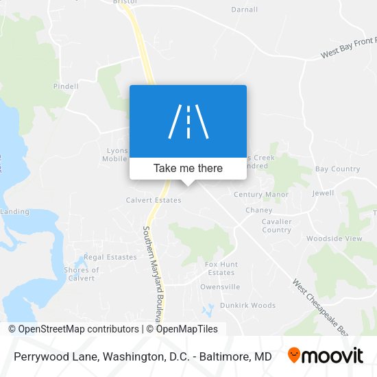 Perrywood Lane map