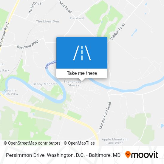 Persimmon Drive map