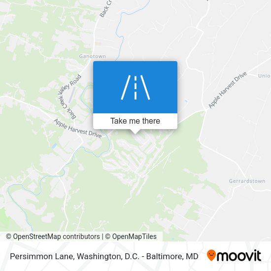 Persimmon Lane map
