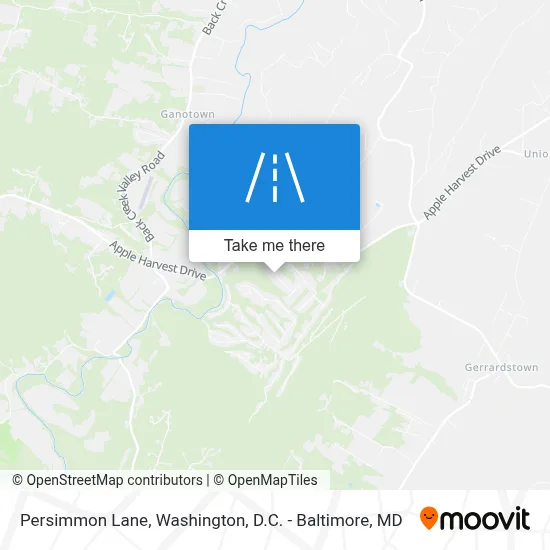 Persimmon Lane map