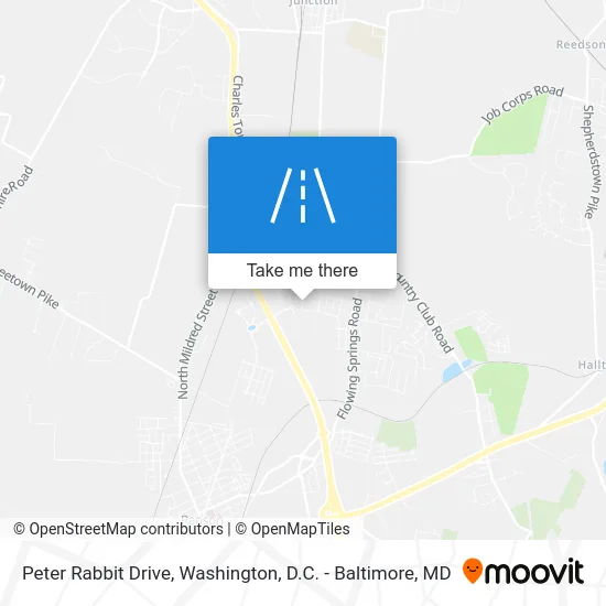 Peter Rabbit Drive map