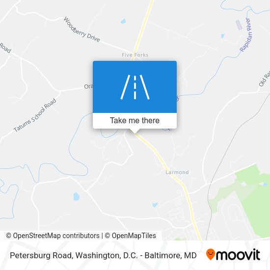 Mapa de Petersburg Road