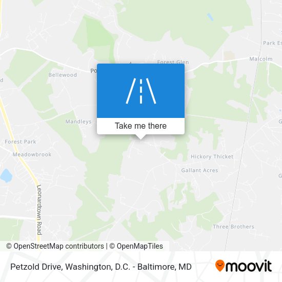 Mapa de Petzold Drive