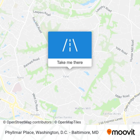 Mapa de Phyllmar Place