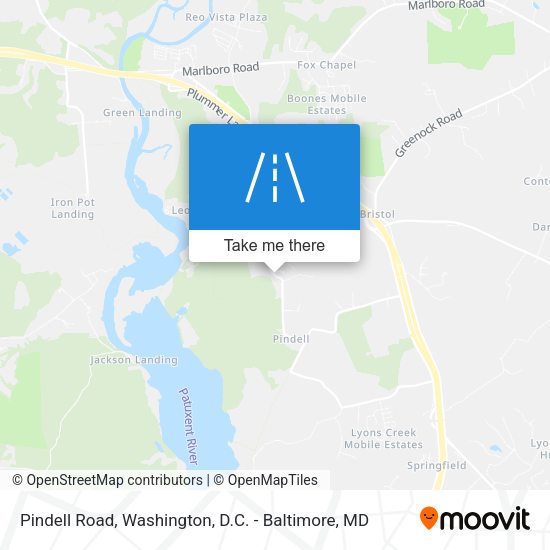 Mapa de Pindell Road