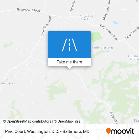 Pine Court map