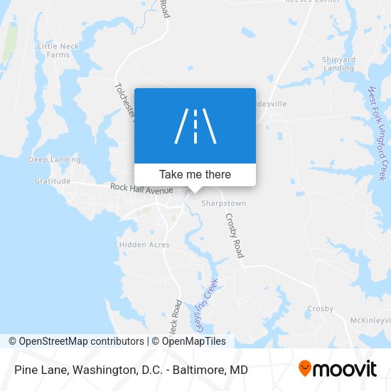 Mapa de Pine Lane