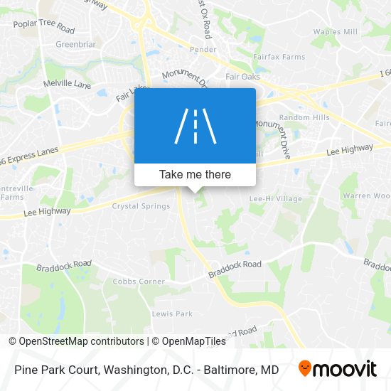 Mapa de Pine Park Court
