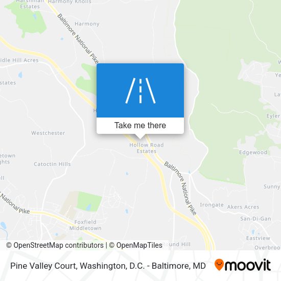 Pine Valley Court map