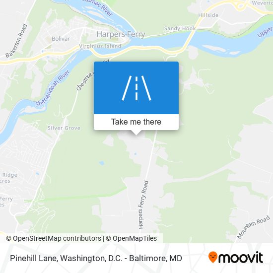 Pinehill Lane map